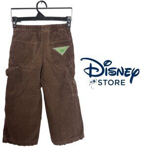 𝅺DISNEY (Boys) Dark Brown Corduroy Cargo Pants EXPLORation GENERATION
